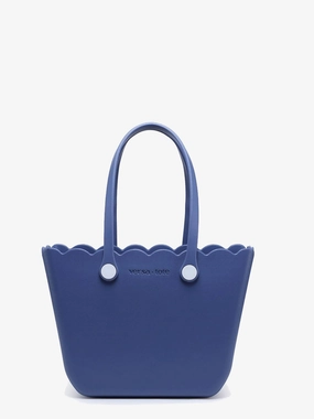 Women's Rose Scalloped Versa Tote With Interchangeable Straps In Dusk Purple