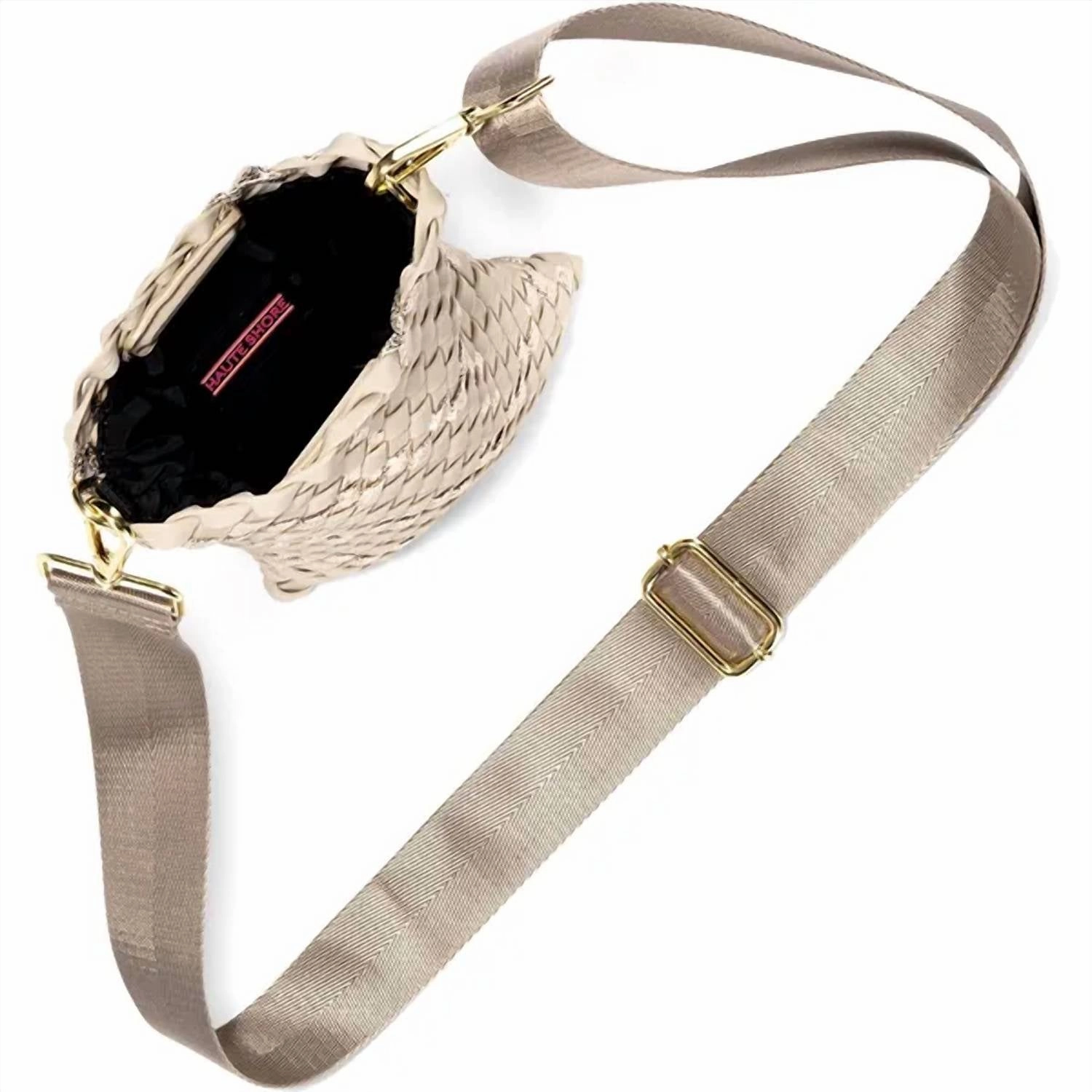 Women's Shay Woven Phone Bag In Buff