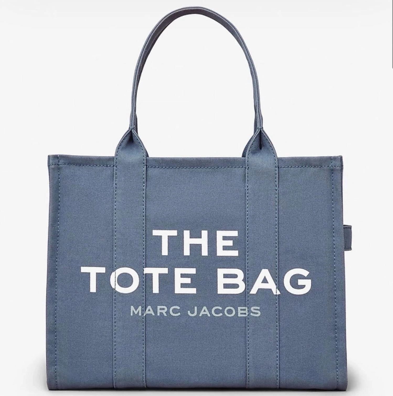 Women's The Large Canvas Tote Bag In Blue Shadow