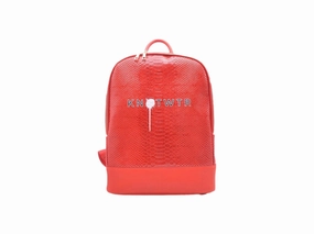 Women's Travel Backpack Bag In Rojo