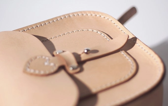 Womens Beige Leather Saddle Shoulder Bag Purse Handmade Crossbody Bag for Women