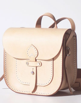 Womens Beige Leather Saddle Shoulder Bag Purse Handmade Crossbody Bag for Women