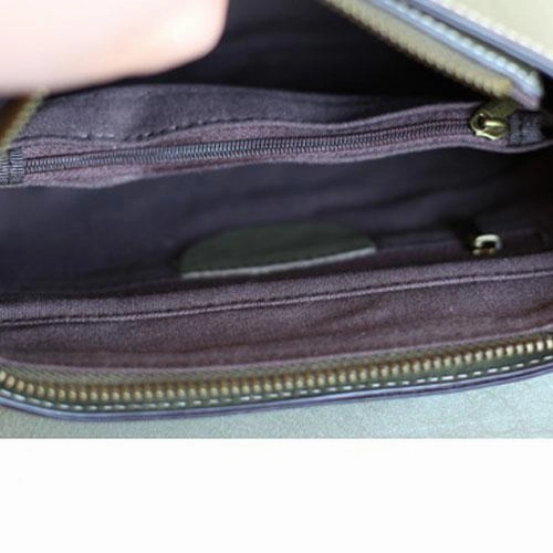 Womens Fashion GreenLeather Mini Satchel Shoulder Bag Purse Green Handbag Satchel Crossbody Bag