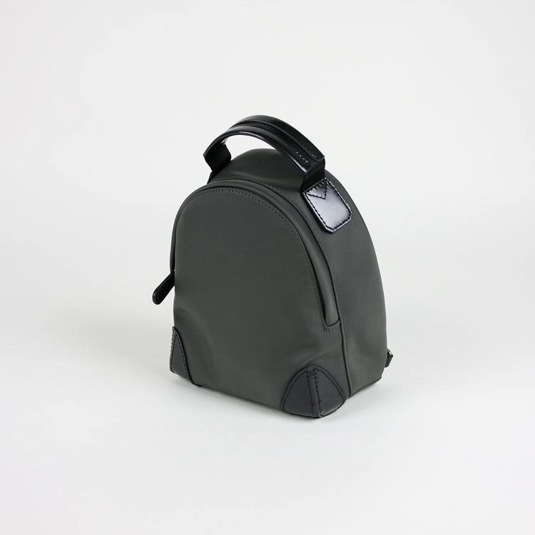Womens Nylon Small Backpack Purse Light Gray Convertible Crossbody Bag Nylon Backpack Shoulder Bag for Ladies