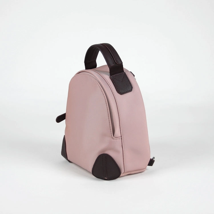 Womens Nylon Small Backpack Purse Light Gray Convertible Crossbody Bag Nylon Backpack Shoulder Bag for Ladies