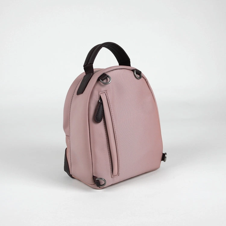 Womens Nylon Small Backpack Purse Light Gray Convertible Crossbody Bag Nylon Backpack Shoulder Bag for Ladies