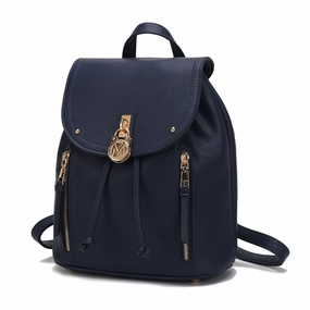 Xandria Vegan Leather Womens Backpack