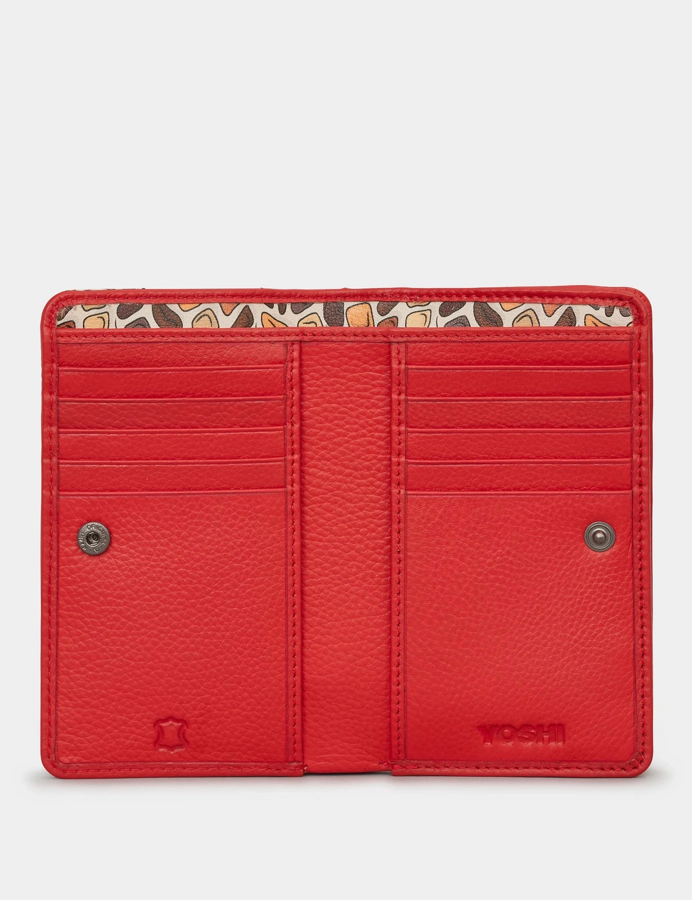Yoshi Y1089 Red Mothers Pride Zip Around Purse