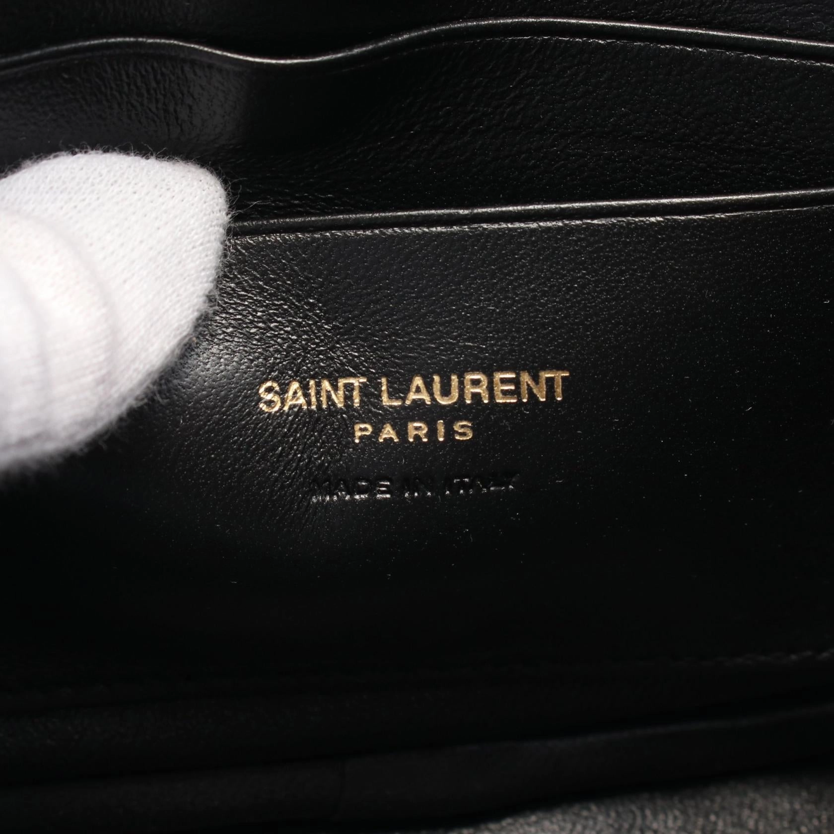 Yves Saint Laurent LOU Mini Leather Shoulder Bag