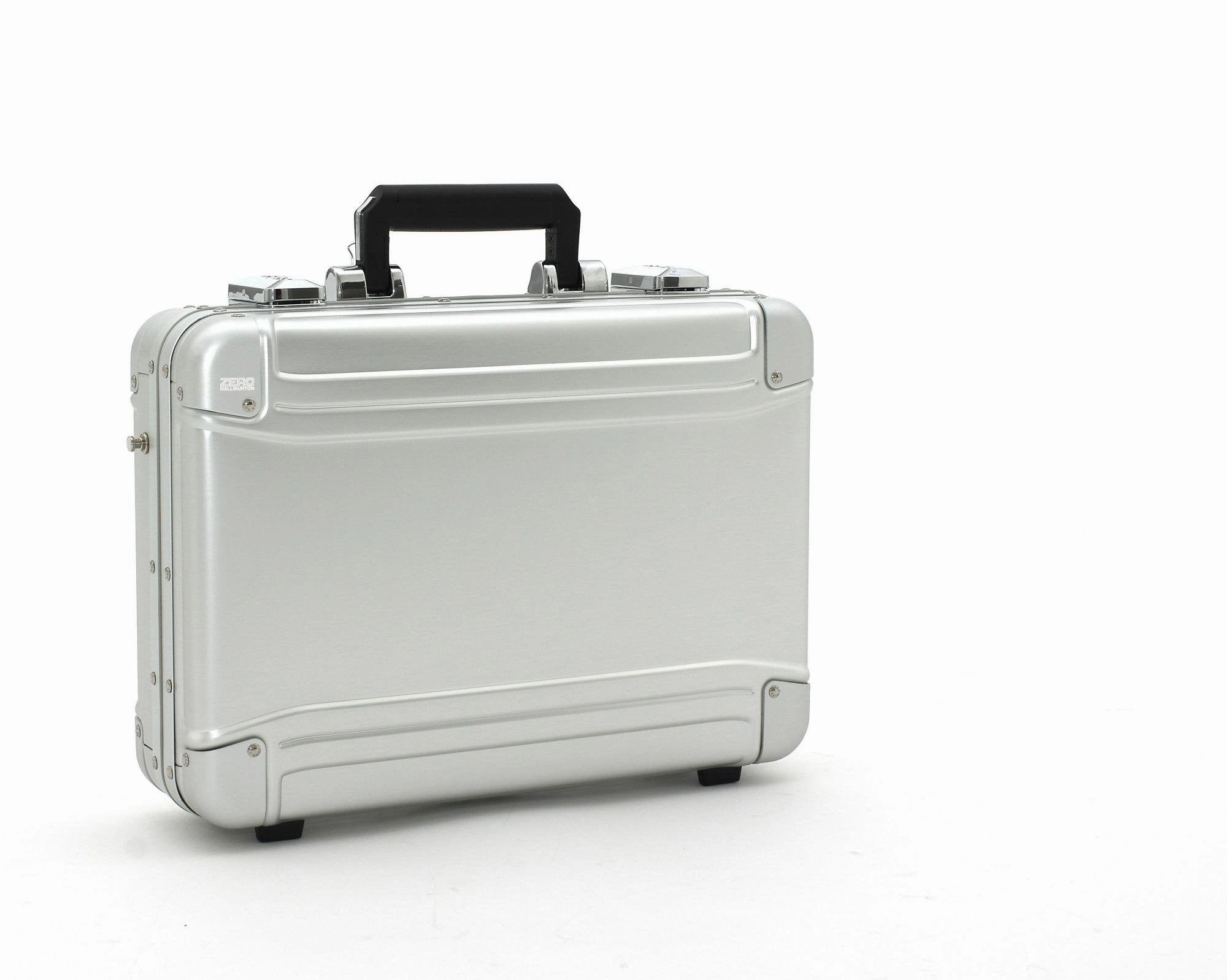 ZERO Halliburton Geo Aluminum 2.0 Small Laptop Case Silver