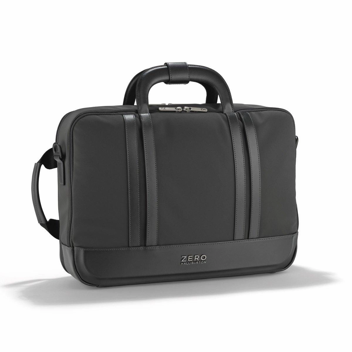ZERO Halliburton The Journal Nylon Checkpoint Friendly Lightweight Briefcase