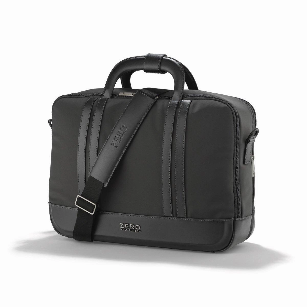 ZERO Halliburton The Journal Nylon Checkpoint Friendly Lightweight Briefcase