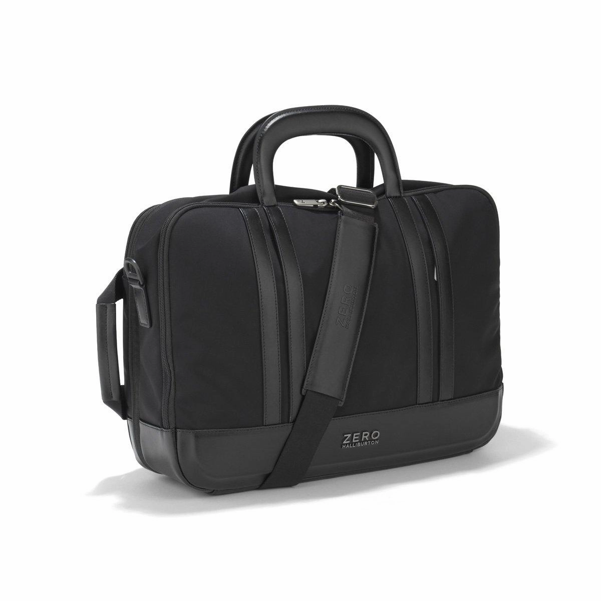 ZERO Halliburton The Journal Nylon Checkpoint Friendly Lightweight Briefcase