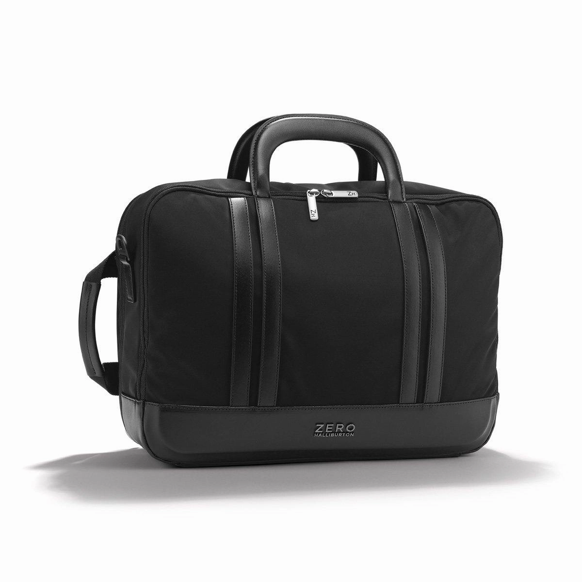 ZERO Halliburton The Journal Nylon Checkpoint Friendly Lightweight Briefcase