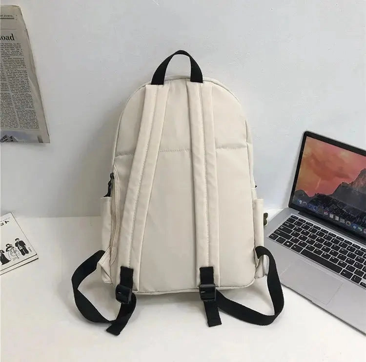 Zip Cotton Backpack Bag 7038