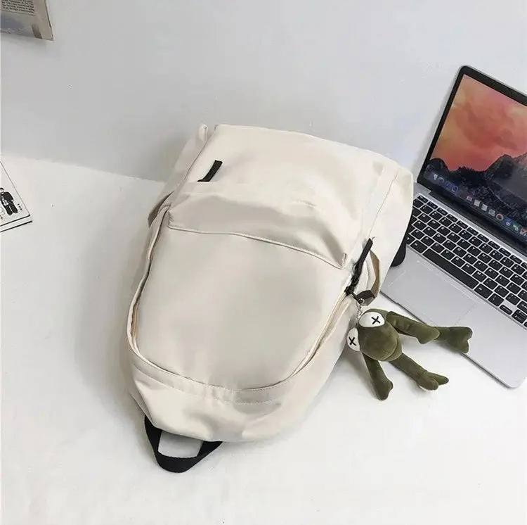 Zip Cotton Backpack Bag 7038